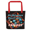 Tote bag, "My Bourbon Balls are Famous"