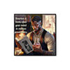 Metal print, Bourbon & Books open your mind to endless possibilities"